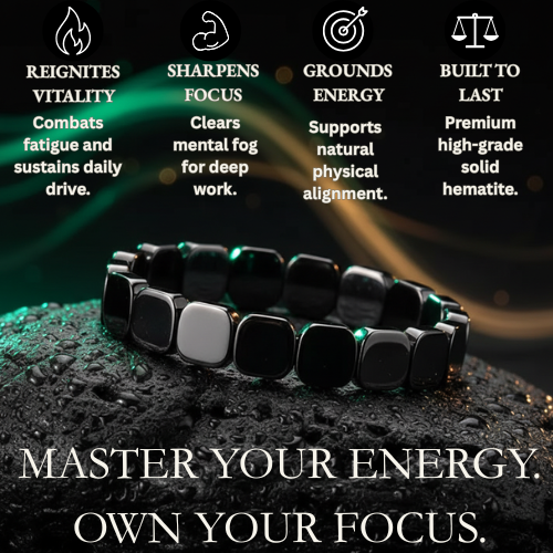 KRATOSS® Genuine Italian Hematite Band